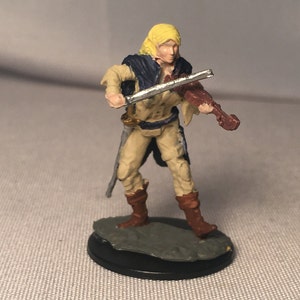 Female Elf Bard Painted DnD Miniature/Half Elf Bard Hand Painted Mini/Half Elf Rogue Painted Miniature/Human Bard