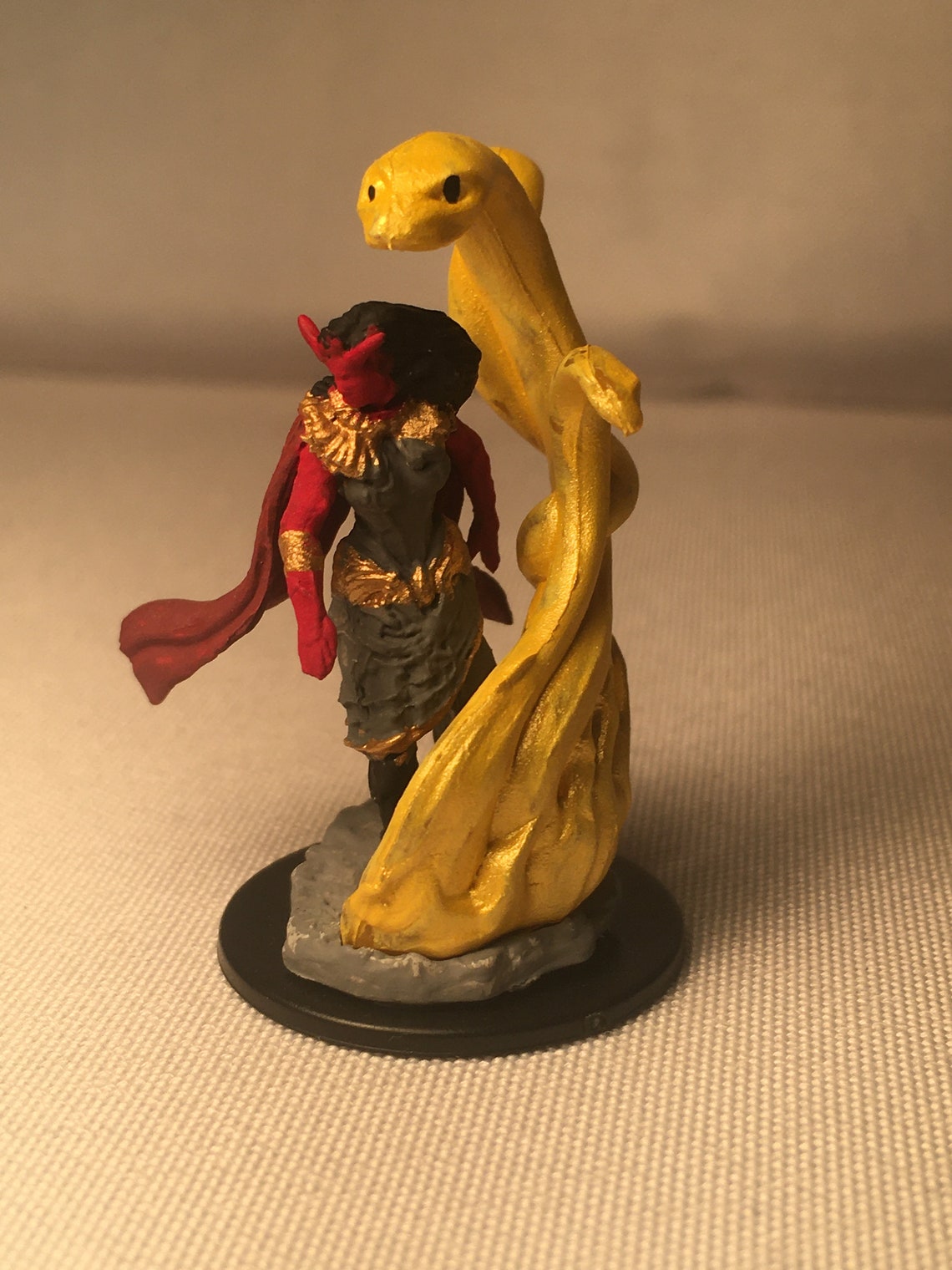 custom tiefling miniature
