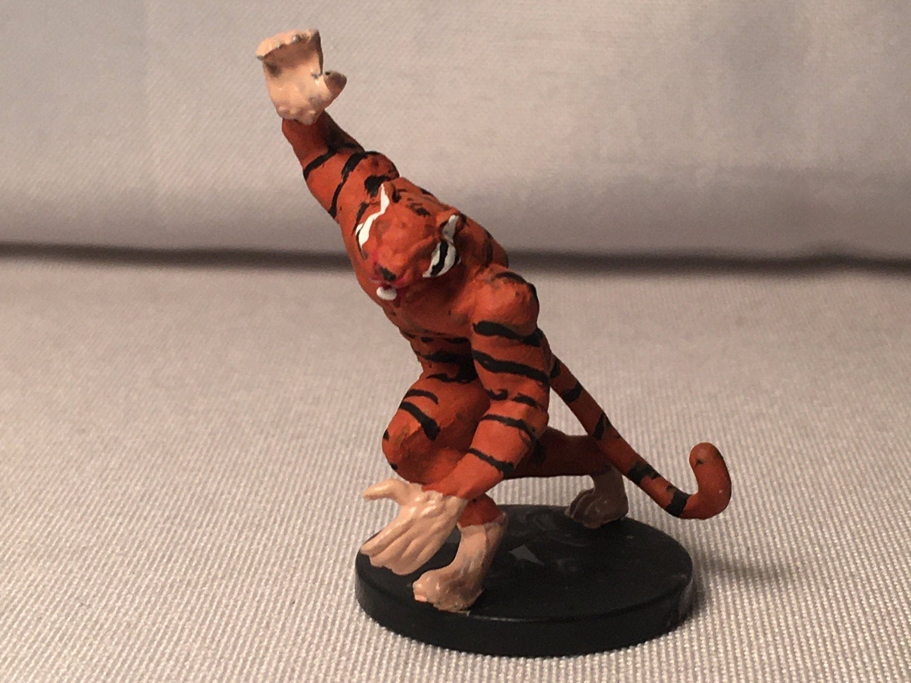 WereTiger Painted DnD Miniature/Shifter Fighter Painted Etsy