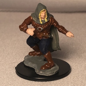 Human Rogue Painted DnD Miniature/Half Elf Rogue D&D Hand Painted Mini/Half Elf Fighter/Elf Fighter/Human Fighter