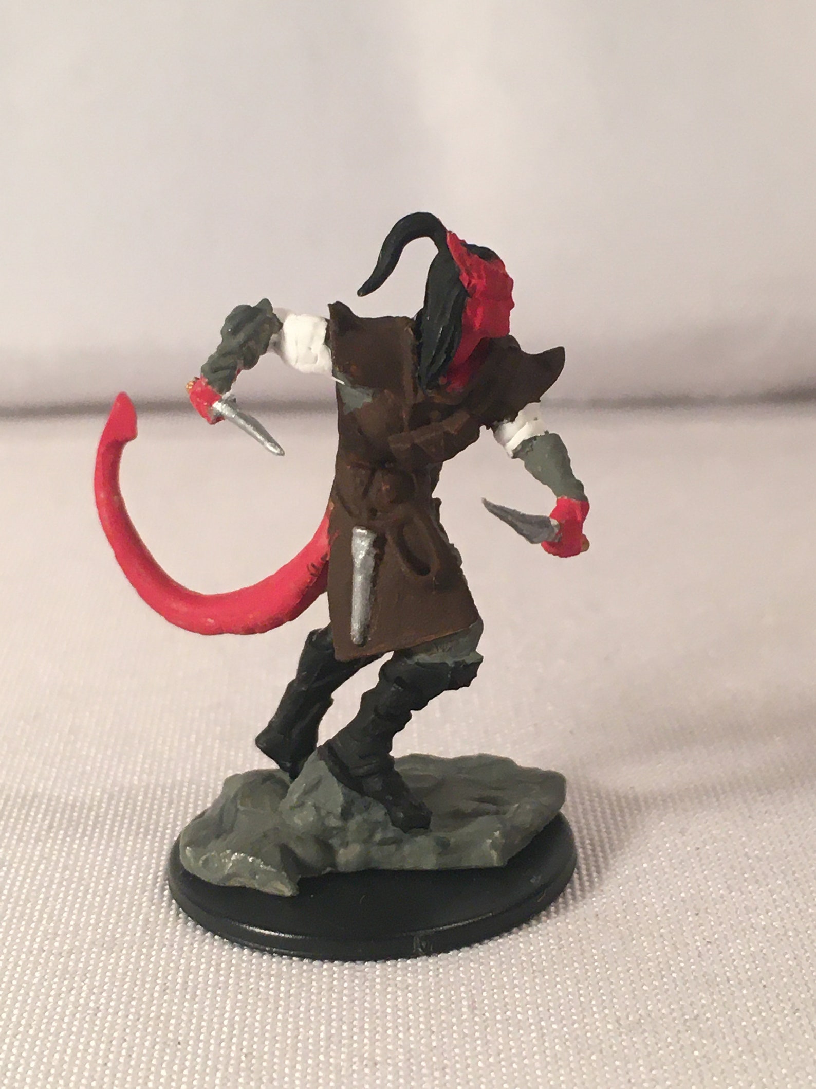 custom tiefling miniature
