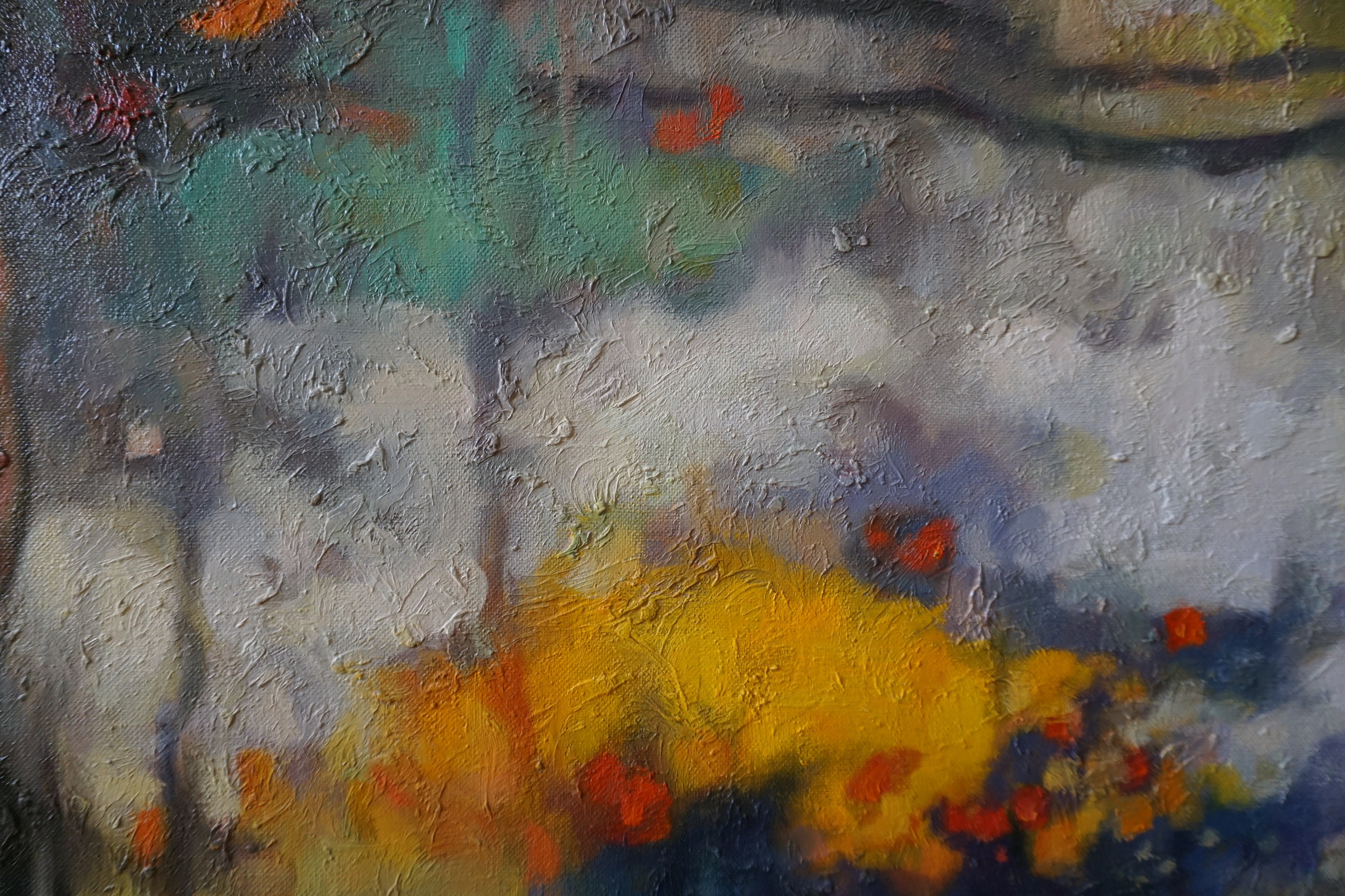 Abstract Painting Colorful Oil Painting Original Oil | Etsy