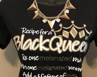 Koszulka graficzna Black Queen