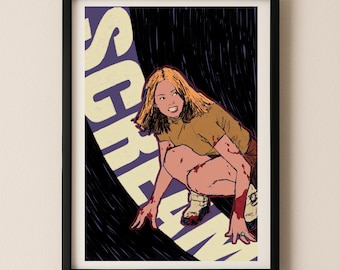 Arte de la película Scream - Impresión brillante