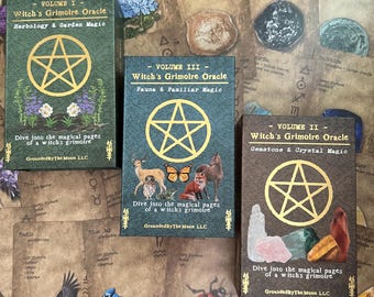 Witches Grimoire Oracle Collection - 3 jeux de pont