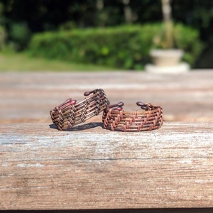 Copper wire adjuatable ring
