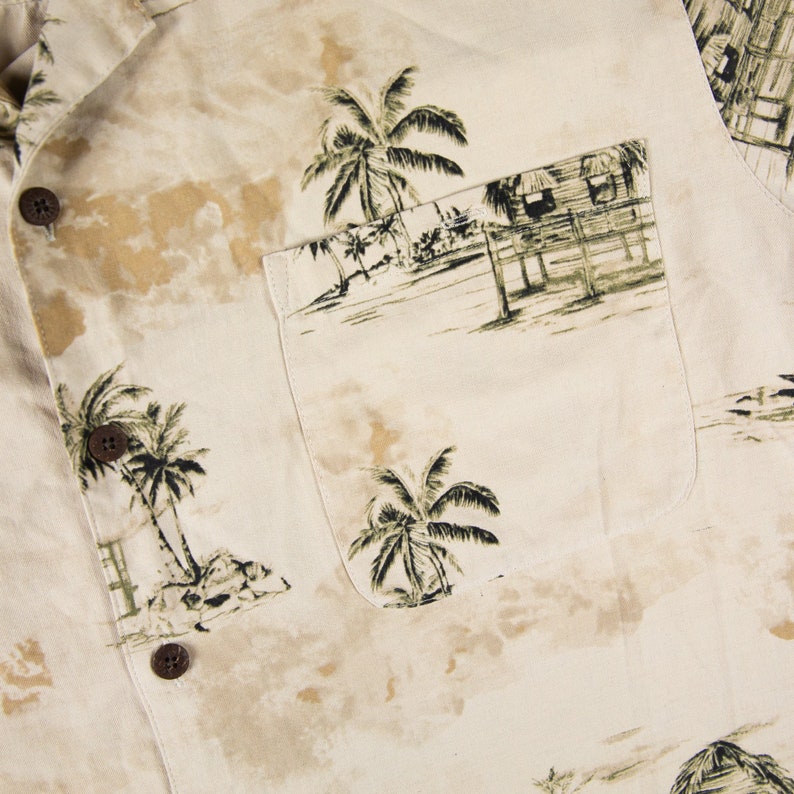 Caribbean Joe Hawaiian Print Shirt XXXL Size
