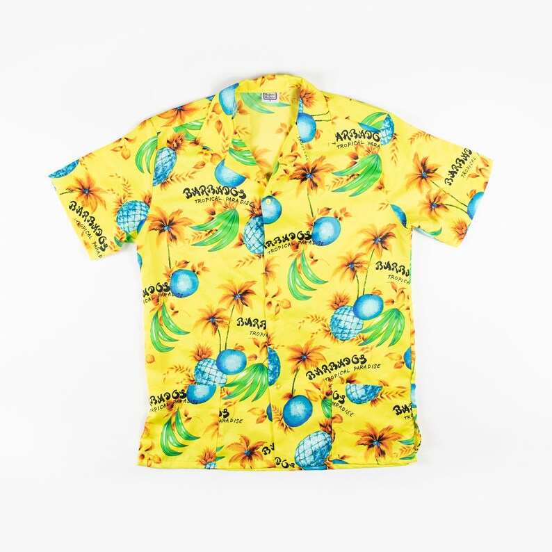 Vintage Bright Aloha Shirt M sz