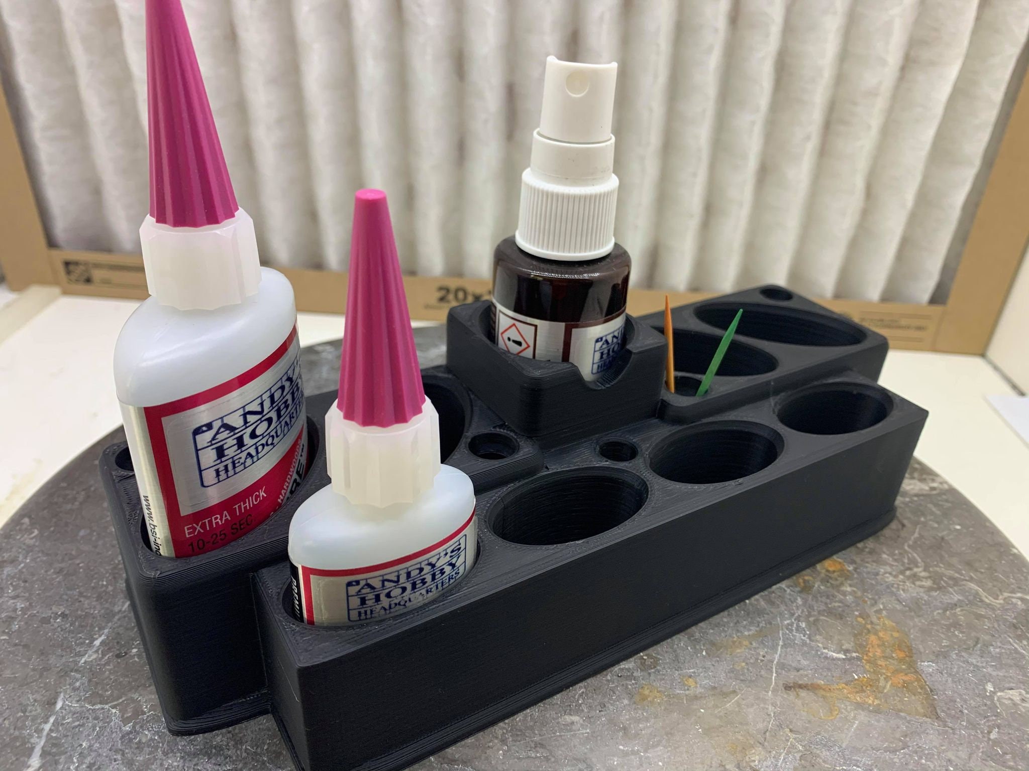 CA Glue Holder for 2 Oz Bottles Etsy