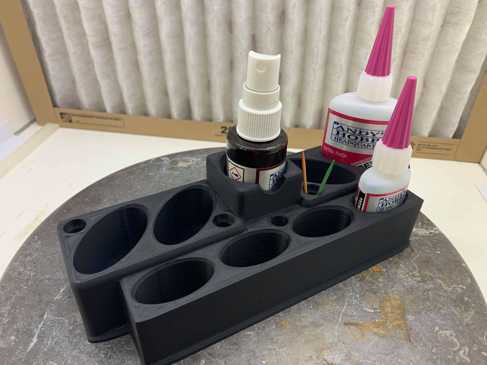 CA Glue Holder for 2 Oz Bottles Etsy