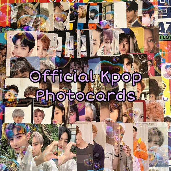 Official Kpop Photocards