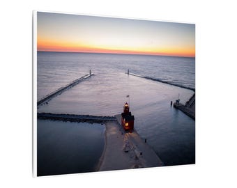 Toile Big Red Lighthouse Holland Michigan
