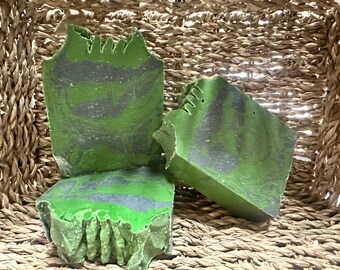 Handmade Cedarwood Bergamot Soap with Tallow