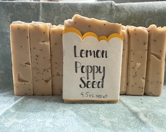 Lemon Poppyseed Soap Bar