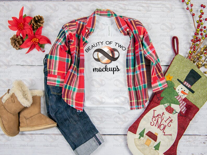 Download ON SALE Christmas flat lay T-Shirt Mockup Bundle 6 mockups ...