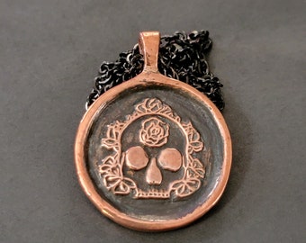 Perséphone / Reine des Morts | Pendentif, pièce d’autel/divination ou pièce maîtresse du chapelet | En Argent Fin, Bronze Doré ou Cuivre