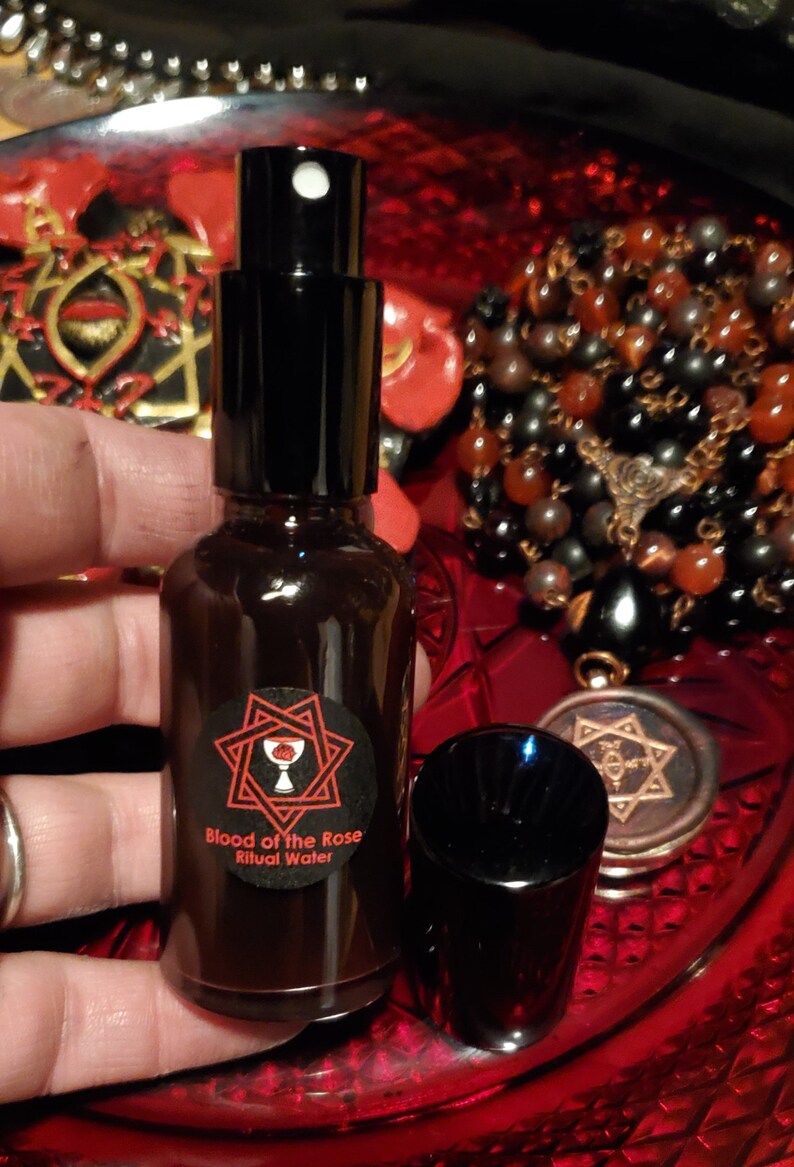 Babalon Rose Ritual Water for Self-Love, Pleasure, & Enlivening the Erotic image 2