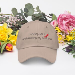 Reading smut and minding my business Dad hat