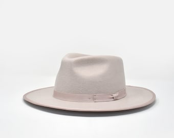 Gelso Bianco 100% Wool Fedora Hat Italy Gelso Bianco Italian Made 100% Wool Fedora Hat - Etsy main image 4