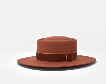 Vintage Geo W. Bollman & Co. Wool Hat - Etsy display picture 1