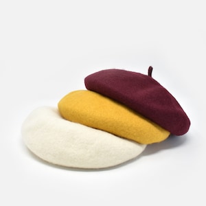 Kids Beret 100% Wool French Beret Hat - Adjustable Wool Beret - Beret for Kids - children&#39;s beret - gifts for her