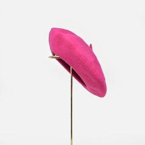 Wool French Beret Hat - Handmade Wool Beret