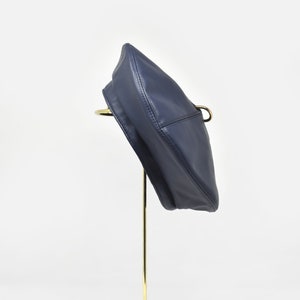 Nicoletta Faux Leather Beret
