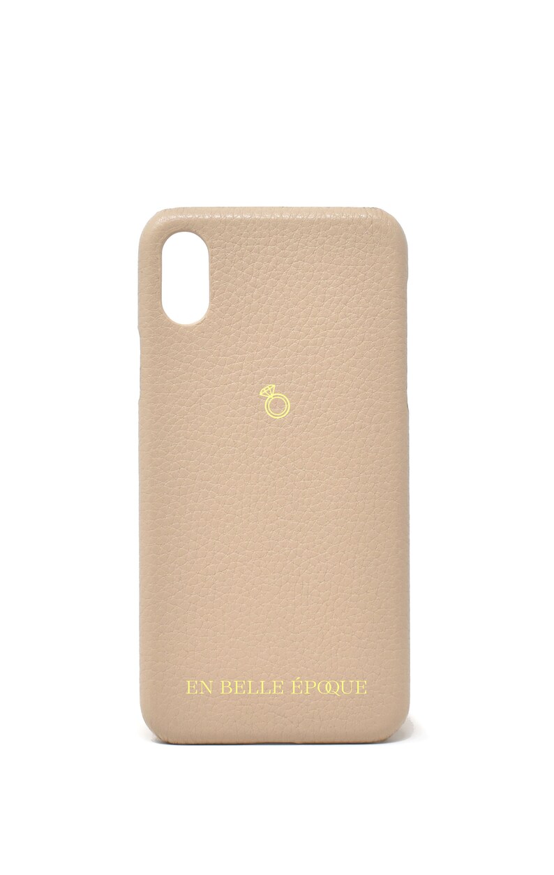 Bridal Gift Monogrammed XS Max; XR; XXS; 78 Plus; 78 Genuine Pebble Leather iPhone Case
