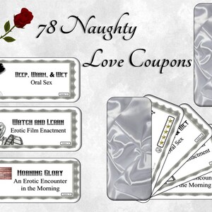 78 - Grands Coupons Amour - Satin - Blanc