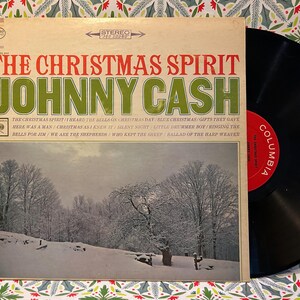 Johnny Cash - The Christmas Spirit - 1963 OG Vintage Vinyl Record