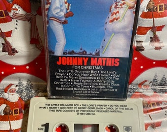 Johnny Mathis for Christmas 1984 Vintage Audio Cassette Tape