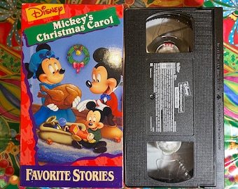 Mickey's Christmas Carol 1983 Vintage VHS Video Movie Cassette Tape