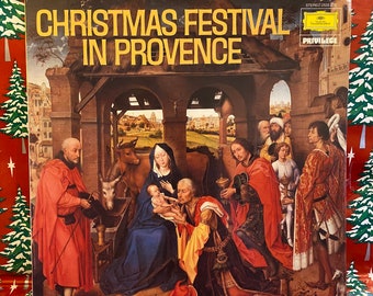 Christmas Festival in Provence Vintage Vinyl Record