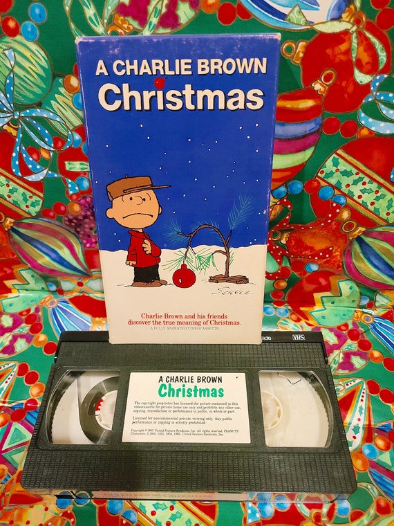 A Charlie Brown Christmas 1965 Vintage Vhs Video Movie | Etsy