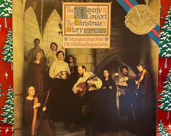 The Christmas Story The Waverly Consort 1982 Vintage Vinyl Record