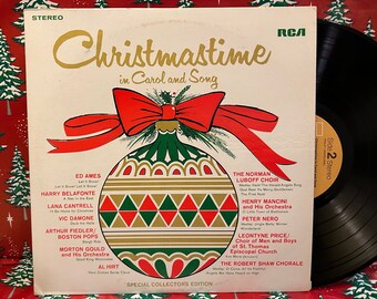 Christmastime in Carol and Song - 1968 OG Vintage Vinyl Record (Compilation)