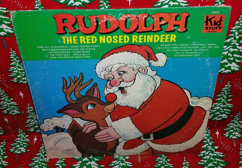 Rudolph The Red Nosed Reindeer Vintage Vinyl Record