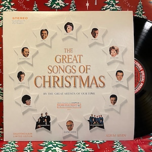 The Great Songs of Christmas - Album Seven - 1967 OG Vintage Vinyl Compilation Record