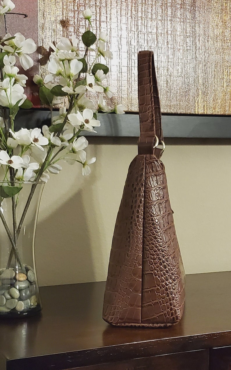 Geometric Print Hobo Bag Zipper With Coin Purse