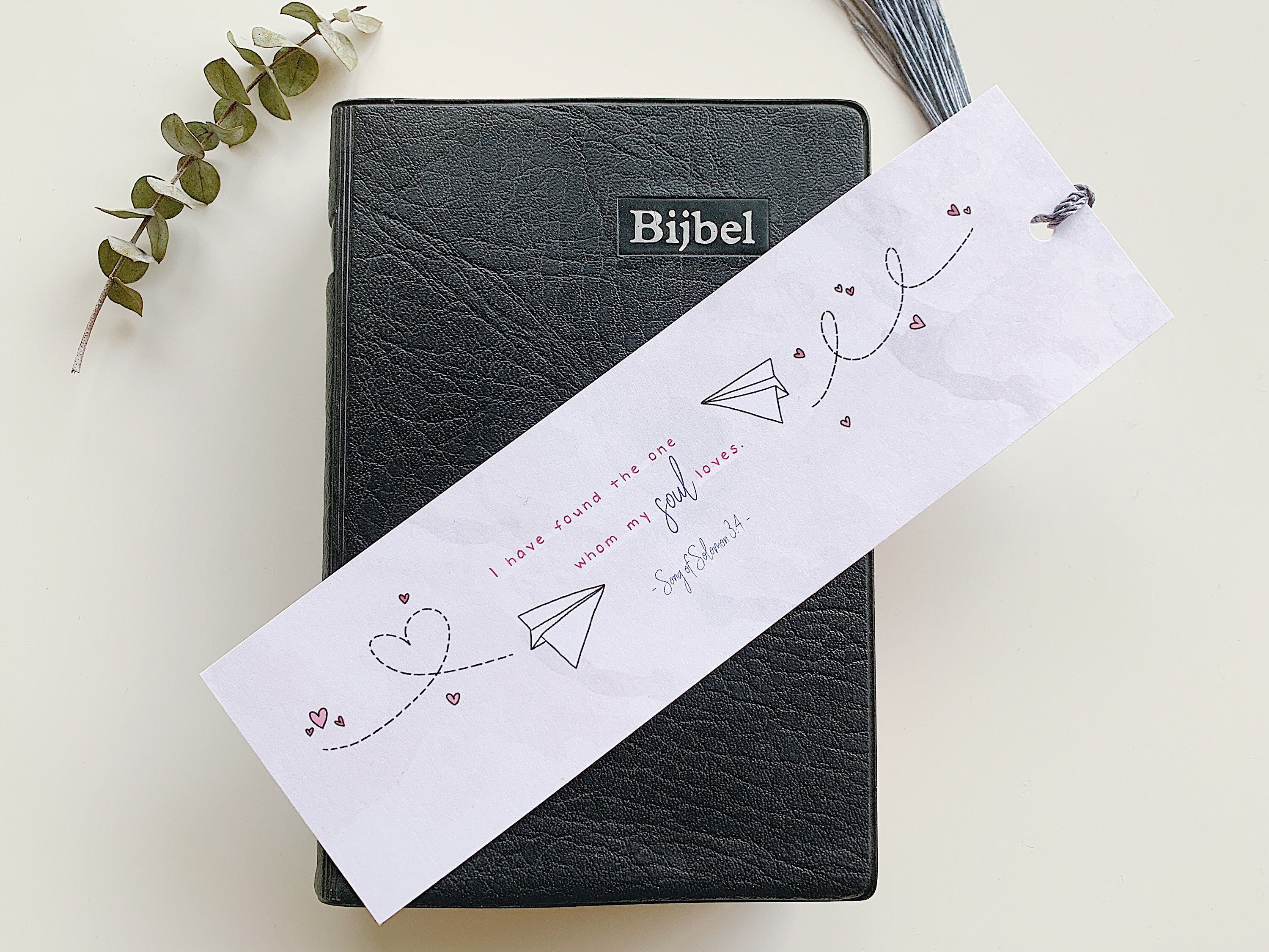 Christian bookmark Valentine anniversary, scripture bookmark paper airplanes, faith bookmark, - I have found the one whom my soul loves