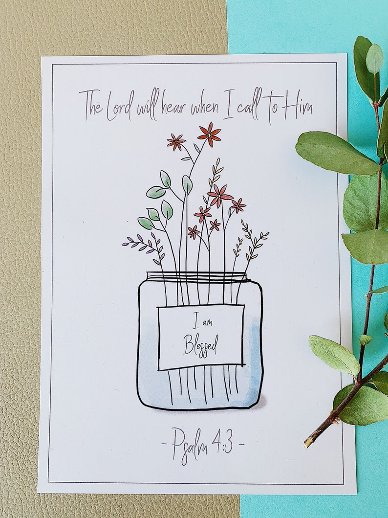 Christian Art Print Religious Art Print Bible Verse Faith Etsy UK