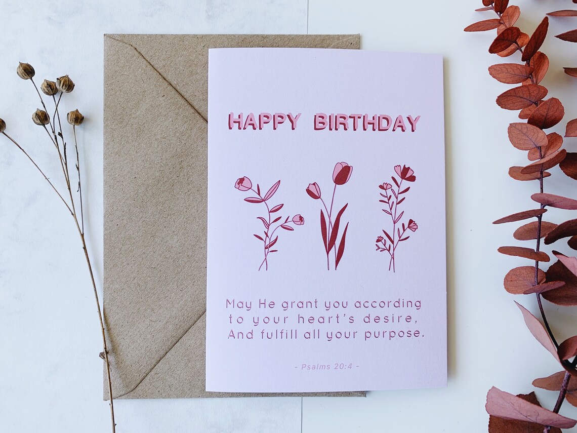 Christian Friendship Birthday Card Religious Card Bible - Etsy