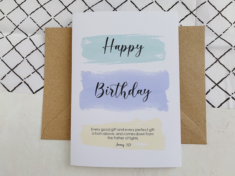 happy birthday christian card religious card card with bible etsy
