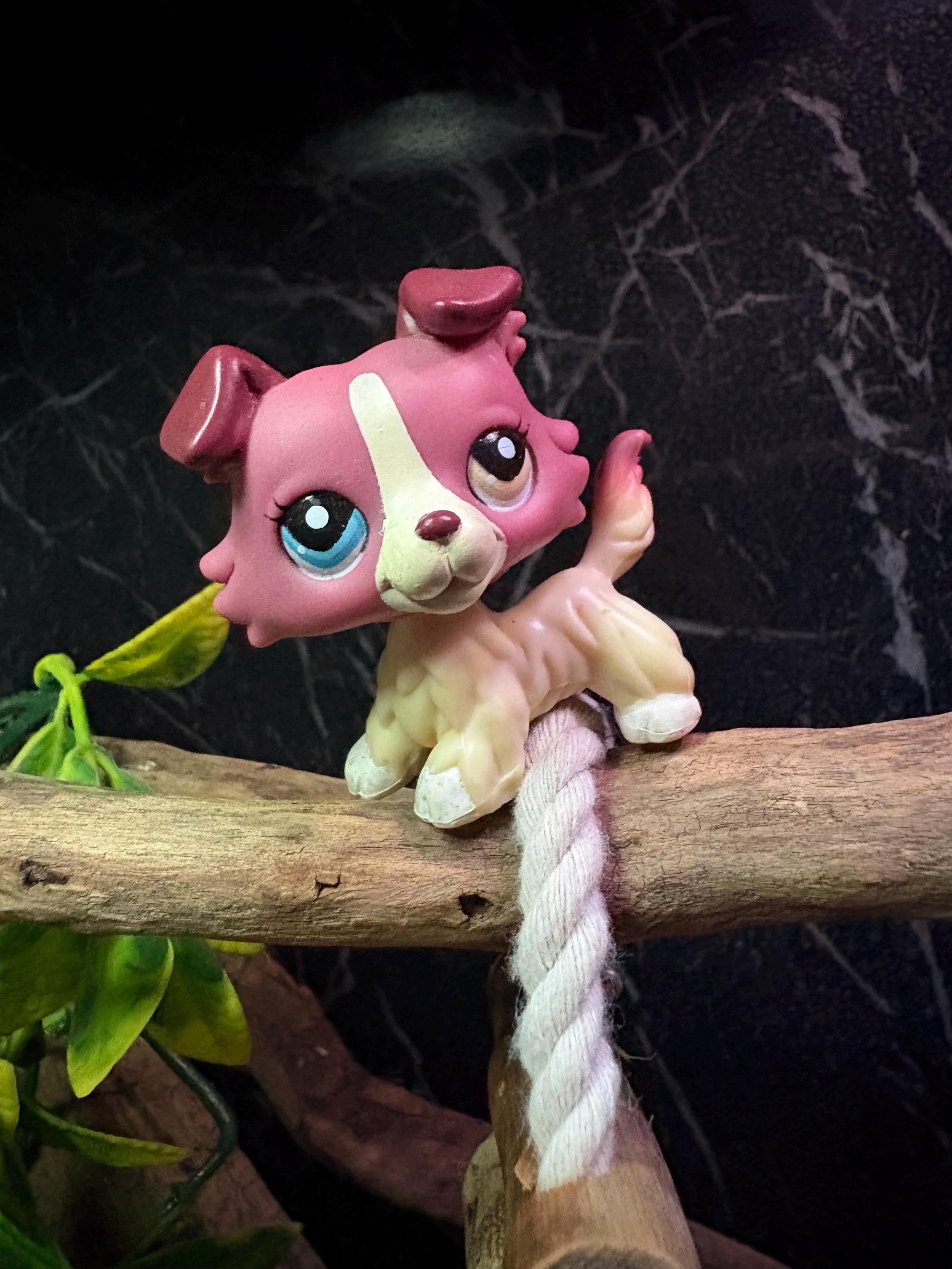 Littlest Pet Shop - #1262 - Authentique - Nintendo Collie - Animal de