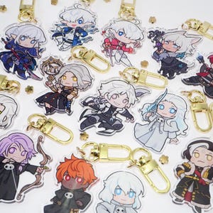 FFXIV Chibi Acrylic Charms