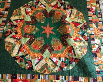Handmade patchwork quilt