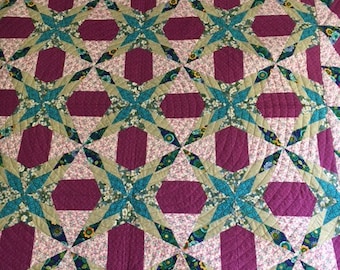 Patchwork quilt handmade