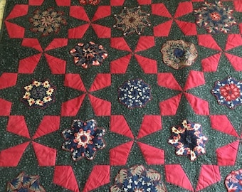 Handmade patchwork quilt