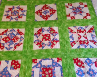 Handmade patchwork quilt