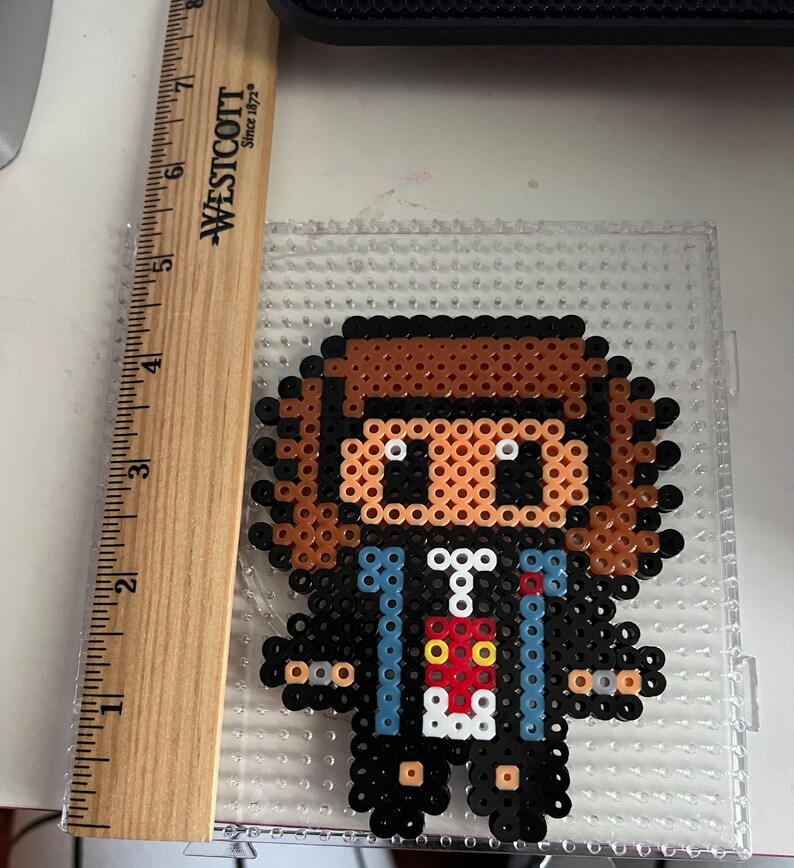 Eddie Munson Stranger Things Perler Bead Chibi Figure Etsy Ireland